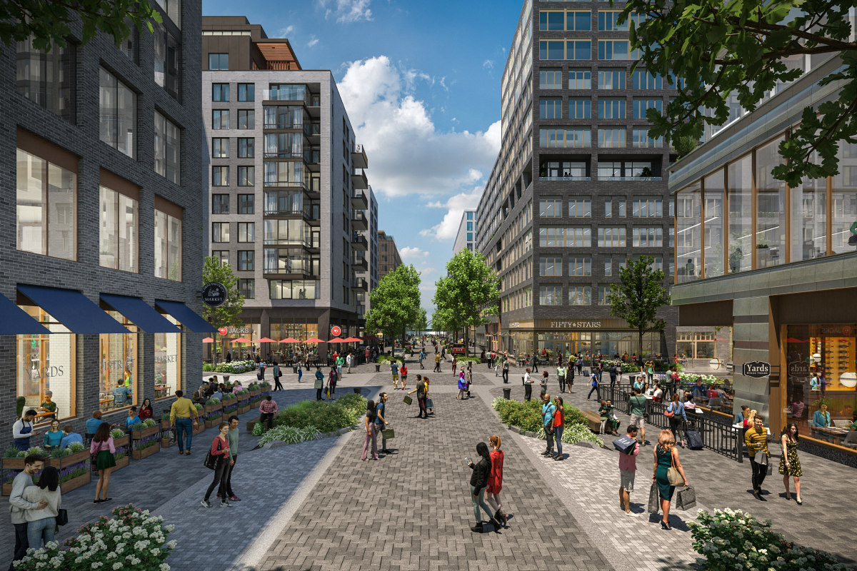 Fitness Bridges, Food Halls and the 2,700 Units Coming to Navy Yard